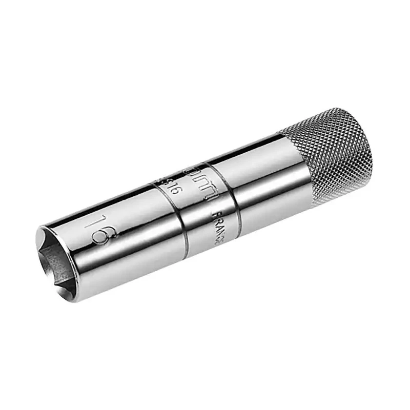 Facom 1/2 in Drive 18 mm 6 Point Square Socket Chrome Vanadium Steel, 90mm Overall Length B.S18A1