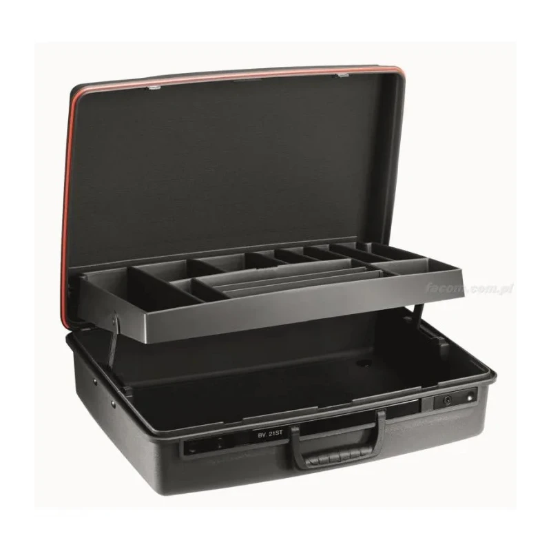 Facom 2 Drawer Polypropylene Tool Case 530 mm Length 390 mm Width 180 mm Height BV.21ST
