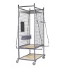 Facom 2 Shelves Trolley with 4 Swivel Wheels, Platform 900 mm x 600 mm, Load Capacity 150 kg, Brakes, Model CR.S1