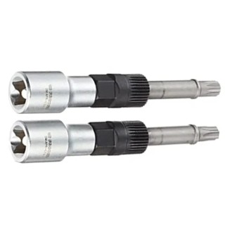 Facom Screwdriver Bit Set, 1/4 in Drive Size, Square Drive Type, XZN M8 and M10 Sizes, 330 mm Overall Length DM.APR-4