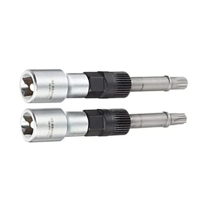 Facom Screwdriver Bit Set, 1/4 in Drive Size, Square Drive Type, XZN M8 and M10 Sizes, 330 mm Overall Length DM.APR-4