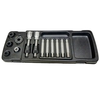 Facom 3-Piece 1/4 in Bit Hexagon Socket Set Drive Size 1/4 in Chrome Vanadium Steel DM.APR-5