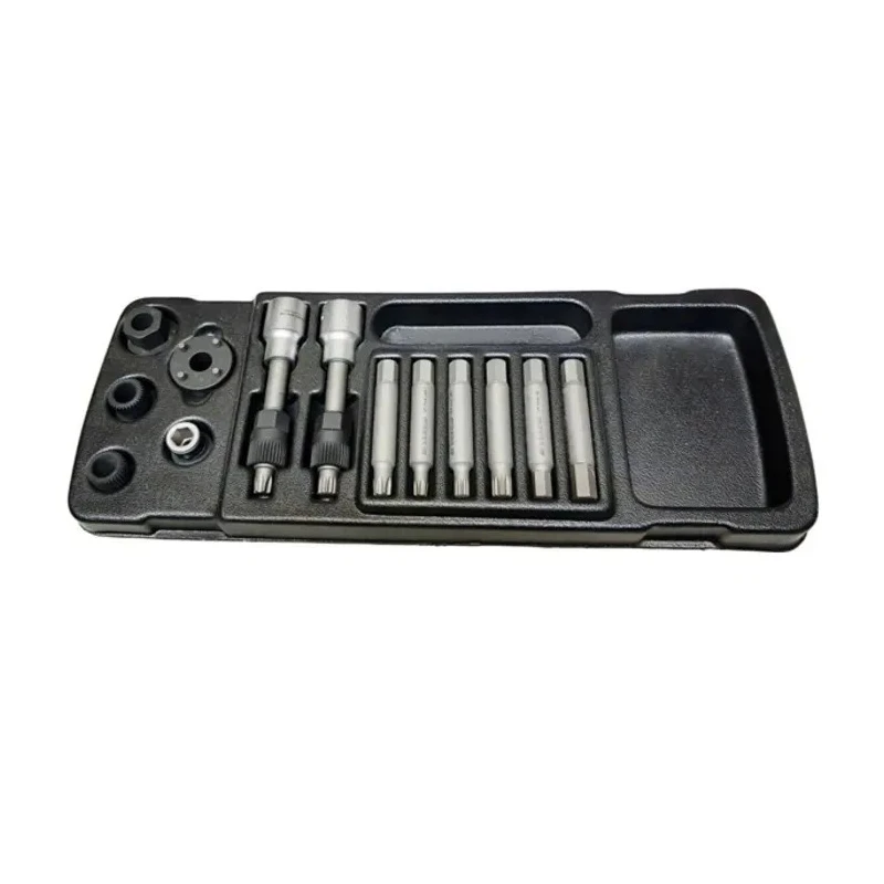 Facom 3-Piece 1/4 in Bit Hexagon Socket Set Drive Size 1/4 in Chrome Vanadium Steel DM.APR-5