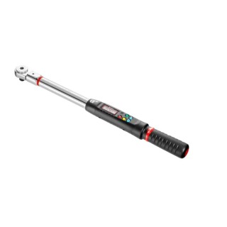 Facom Digital Torque Wrench, 10 To 200 Nm Torque Range, 1/2 in Square Drive, Satin Chrome Finish, Chrome Vanadium E.316A200S