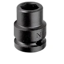 Facom Impact Socket 14.29 mm Socket Size 12.7 mm Drive, 38 mm Length NS.9/16A