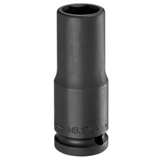 Facom 22 mm 12.7 mm Drive 6 Point Impact Socket, 78 mm Length NS.22LA