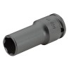 Facom 10 mm 1/2 in Drive 6 Point Impact Socket Chrome Molybdenum Steel Manganese Phosphate Finish NSB.10
