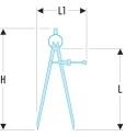Facom 150 mm Metric Engineer Square DELA.1292.00