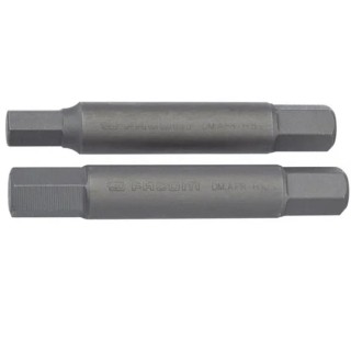 Facom Hex Screwdriver Bit Set 1/4 in Drive, 8 to 10 mm² Tip, Square Drive, 330mm Overall Length, 2-Piece DM.APR-3