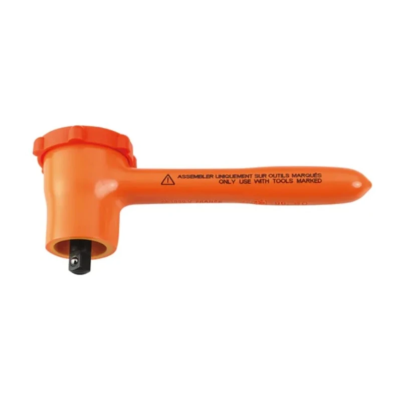 Facom 1/4 in Square Drive Ratchet Screwdriver, 125mm Length R.151AVSE