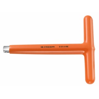 Facom 1/2 in Socket with Insulated Handle 175mm Overall Length Chrome Vanadium Steel S.121AVSE
