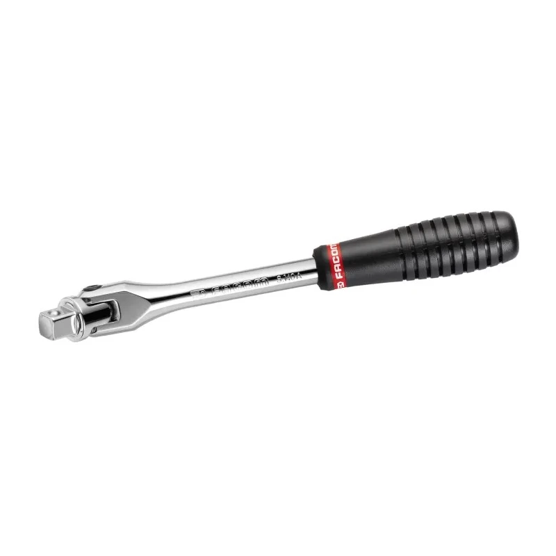 Facom 1/2 in Drive Chrome Vanadium Steel Round Head Swivel Handle 246mm Overall S.140A
