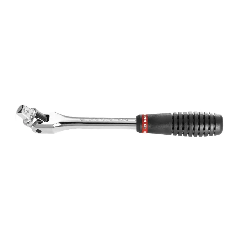 Facom 1/2 in Drive Chrome Vanadium Steel Round Head Swivel Handle 246mm Overall S.140A