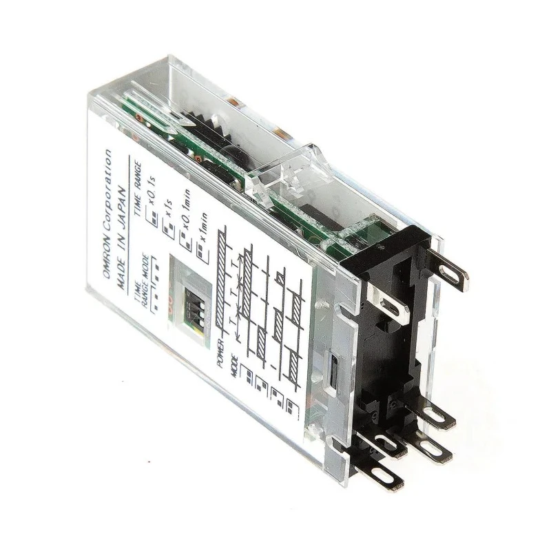 Omron H3RN Series DIN Rail Timer Relay, 2-Contact, 12 V DC, 0.1 s to 10 min, Multifunction-Function, DPST-NO Switch H3RN