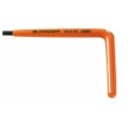 Facom L Metric Hex Key, Hex Size 5 mm, Long Arm, Insulated Steel, Overall Length 125 mm 83.5AVSE