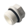 Fusion 32mm PPR Pipe Plug ( Screw) White Size 1 Inches