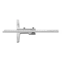 Facom Depth Gauge Stainless Steel Matt Finish 160 mm Accuracy 0.02 mm Vernier 811B