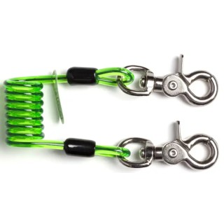 Never Let Go Tool Lanyard Polyurethane Outer Stainless Steel 4-70 cm Coil Style 3 kg Capacity 101364