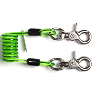 Never Let Go Tool Lanyard Polyurethane Outer Stainless Steel 4-70 cm Coil Style 3 kg Capacity 101364