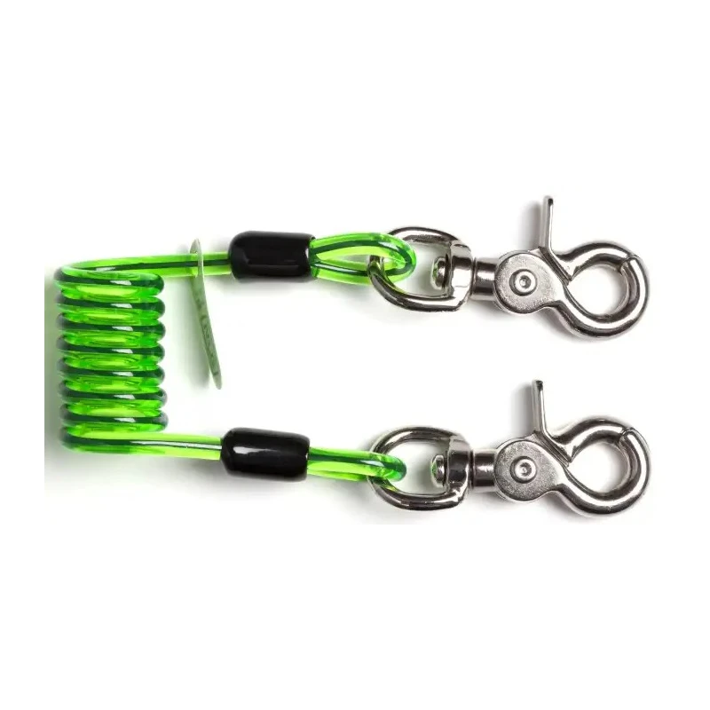 Never Let Go Tool Lanyard Polyurethane Outer Stainless Steel 4-70 cm Coil Style 3 kg Capacity 101364