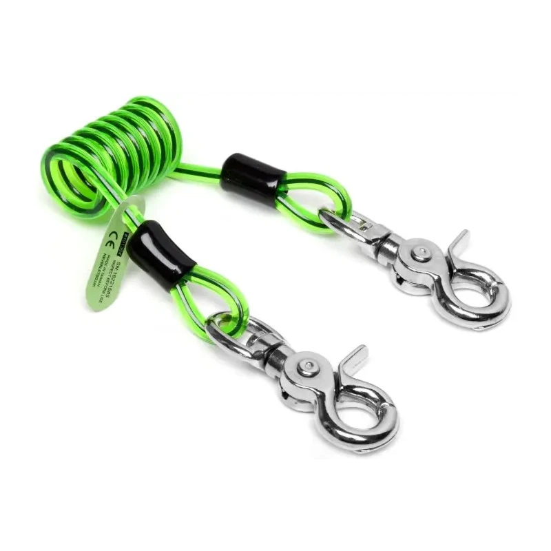 Never Let Go Tool Lanyard Polyurethane Outer Stainless Steel 4-70 cm Coil Style 3 kg Capacity 101364