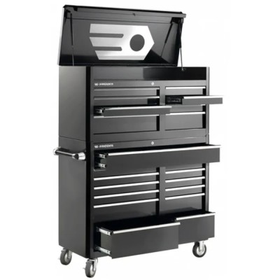 Facom 13 Drawer Wheeled Roller Cabinet Black, 1166 mm Length x 500 mm Width x 1042 mm Height FAS.13BK