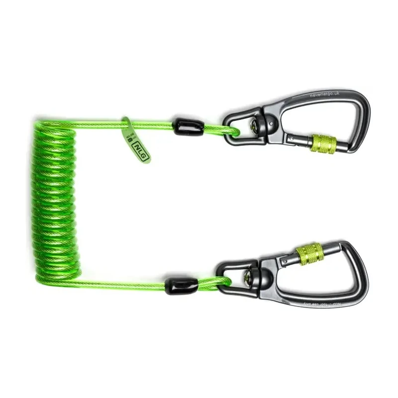 Never Let Go 10-170 cm Polyurethane Outer Stainless Steel Tool Lanyard 3 kg Capacity 101370