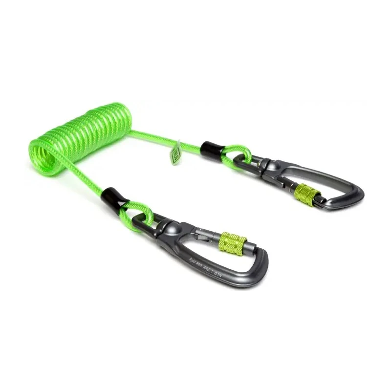 Never Let Go 10-170 cm Polyurethane Outer Stainless Steel Tool Lanyard 3 kg Capacity 101370
