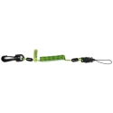 Never Let Go 30-95 cm Polyurethane Outer Coated Stainless Steel Coil Tool Lanyard 1 kg Capacity 101371