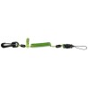 Never Let Go 30-95 cm Polyurethane Outer Coated Stainless Steel Coil Tool Lanyard 1 kg Capacity 101371