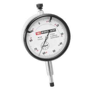 Facom Metric Dial Indicator with Ø57 mm Dial Size, 0.01 mm Resolution and Accuracy 812B.AC