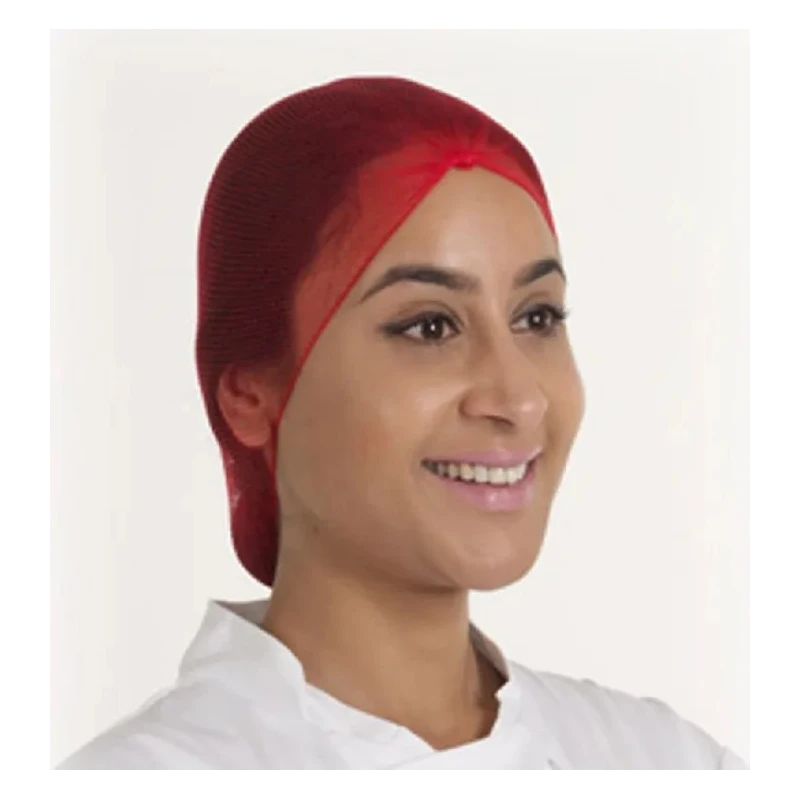 Hairtite Disposable Green Polyester Hair Net for Food and Industrial Applications H0544