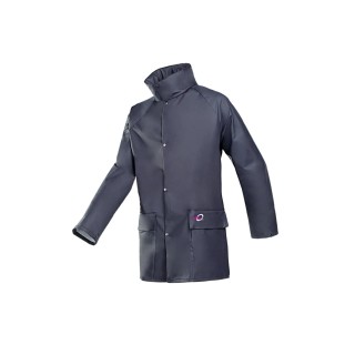 Sioen Waterproof Windproof Navy Unisex Work Jacket Zipper with Press Studs Under Flap 2XL S4820/N/2XL