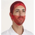 Hairtite Disposable Red Beard Mask Polypropylene for Food and Industrial Applications H0561