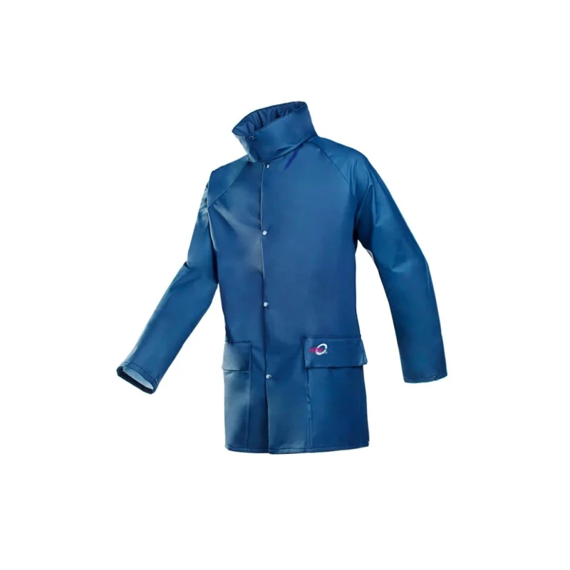 Sioen Waterproof Windproof Jacket Blue Unisex Size L Polyamide Outer Polyester Lining Montreal Series S4964/RB/L