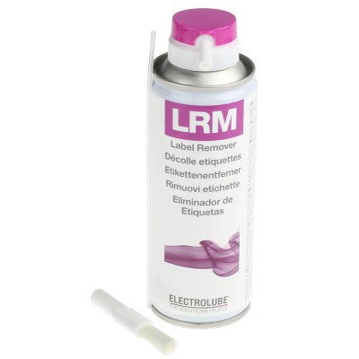 Electrolube 200 ml Aerosol Label Remover Solvent Cleaner for Pressure Sensitive Adhesive Labels LRM200DB