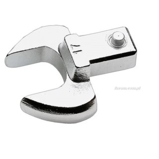 Facom Open End Spanner Head 9 x 12 mm Insert, 17.4 mm Chrome Finish 10.11/16