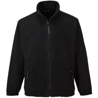 Portwest F400 Argyll Heavy Fleece Unisex Black Green White Yellow 2XL 100% Polyester Anti Pill Finish Fleece F400BKRXXL