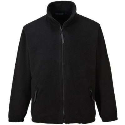 Portwest F400 Argyll Heavy Fleece Unisex Black Green White Yellow 2XL 100% Polyester Anti Pill Finish Fleece F400BKRXXL