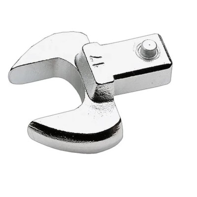 Facom Open End Spanner Head, Insert Size 14 x 18 mm, Size 13 mm, Chrome Finish 11.13