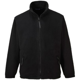 Portwest Fleece Unisex Heavy Fleece Argyll Black Green White Yellow Polyester Size S F400BKRS