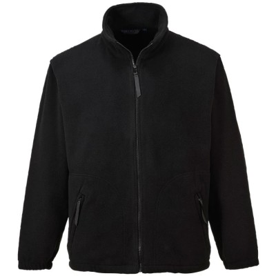 Portwest Fleece Unisex Heavy Fleece Argyll Black Green White Yellow Polyester Size S F400BKRS