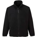 Portwest Unisex Fleece Jacket Green Yellow Black White Polyester 2 Pockets Series F400 Argyll Heavy Fleece F400BKRM