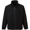 Portwest Unisex Fleece Jacket Green Yellow Black White Polyester 2 Pockets Series F400 Argyll Heavy Fleece F400BKRM