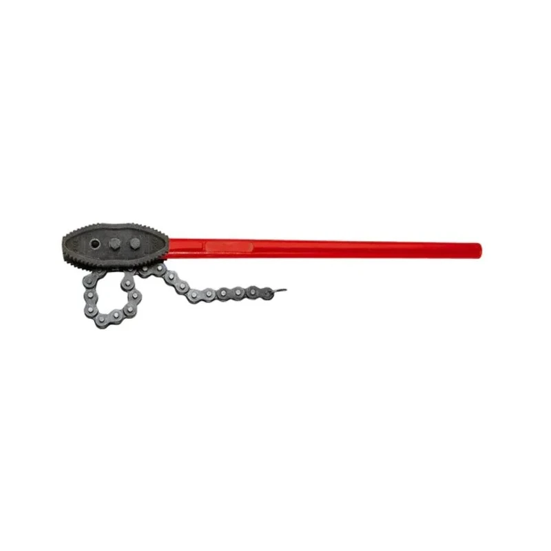 Facom 130 mm Jaw Capacity High Power Chain Wrench with 910mm Overall Length and Metal Handle 137B.4P