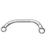 Facom Chrome Finish Half Moon Offset Ring Spanner 13 x 15 mm, 166 mm Length 57.13X15