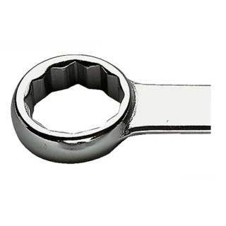 Facom Metric Chrome Offset Ring Spanner 26 x 28 mm, 270 mm Overall Length 59.26X28