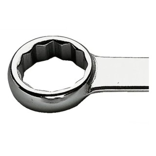 Facom Metric Straight Offset Ring Spanner 12 x 13 mm, 165 mm Overall Chrome Finish 59.12X13