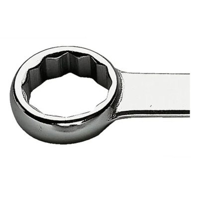 Facom Metric Straight Offset Ring Spanner 12 x 13 mm, 165 mm Overall Chrome Finish 59.12X13