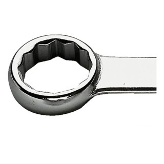 Facom Ring Spanner 10 x 11 mm Offset Chrome Finish 12-Point 150mm Overall 59.10X11